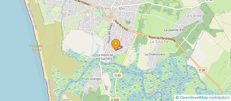 localisation de l'entreprise MADAME ALEXANDRA GARANDEAU à BREM-SUR-MER