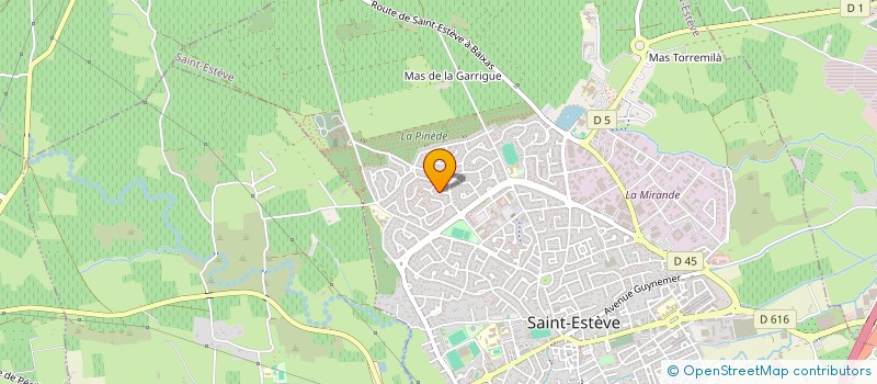 localisation de l'entreprise MADAME ALEXANDRA GARCIA  SAINT-ESTEVE