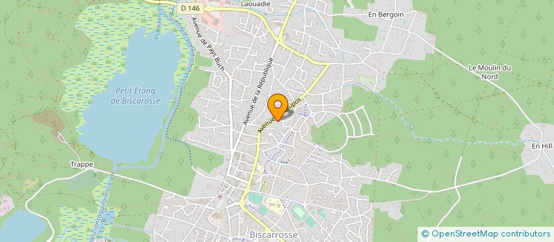 localisation de l'entreprise MADAME ALEXANDRA GARNIER  BISCARROSSE