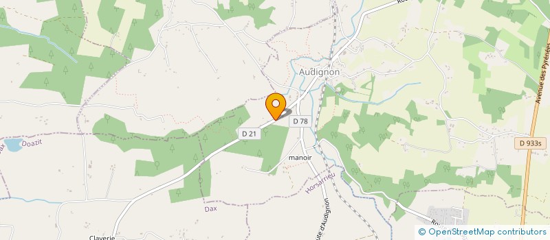 localisation de l'entreprise MADAME ALEXANDRA GAUTELIER  AUDIGNON