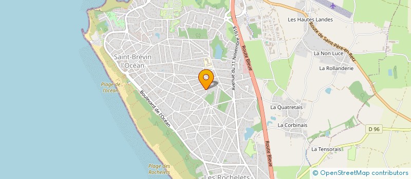 localisation de l'entreprise MADAME ALEXANDRA GAUTHIER à SAINT-BREVIN-LES-PINS