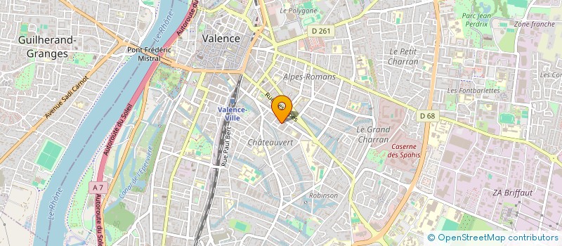 localisation de l'entreprise MADAME ALEXANDRA GAVARD-PERRET  VALENCE