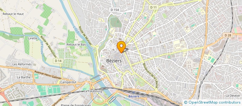 localisation de l'entreprise MADAME ALEXANDRA GAY à BEZIERS
