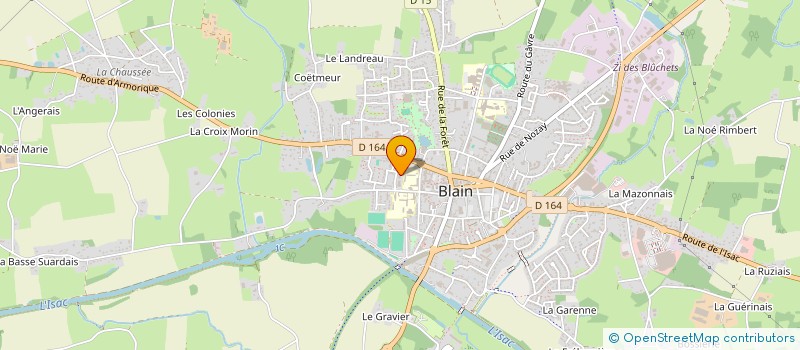 localisation de l'entreprise MADAME ALEXANDRA GEFFRAY  BLAIN