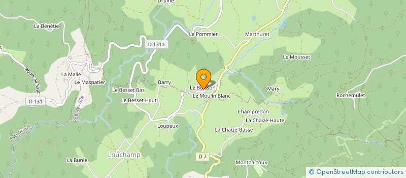 localisation de l'entreprise MADAME ALEXANDRA GENEST à COURPIERE