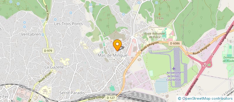 localisation de l'entreprise MADAME ALEXANDRA GEORGES  NIMES