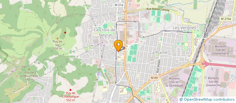 localisation de l'entreprise MADAME ALEXANDRA GERARD  CLERMONT-FERRAND