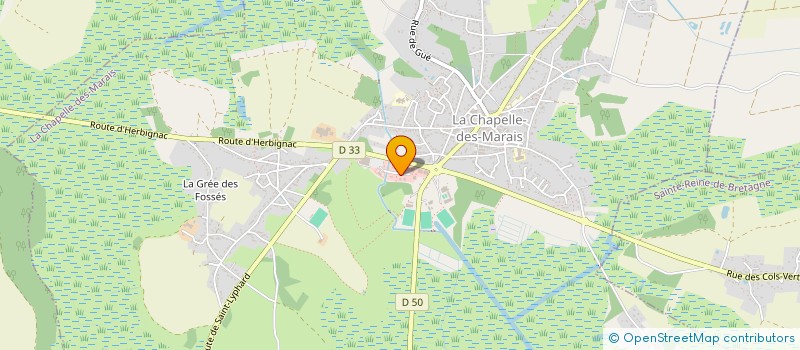 localisation de l'entreprise MADAME ALEXANDRA GICQUIAUD  LA CHAPELLE-DES-MARAIS