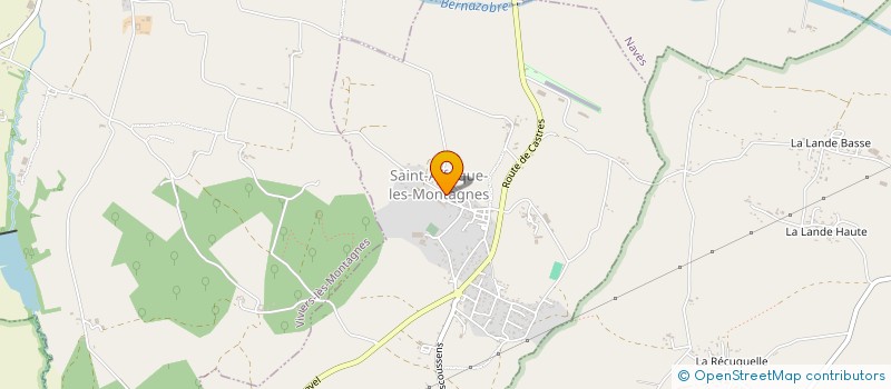 localisation de l'entreprise MADAME ALEXANDRA GIGLIO  SAINT-AFFRIQUE-LES-MONTAGNES