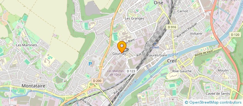 localisation de l'entreprise MADAME ALEXANDRA GILLES  CREIL