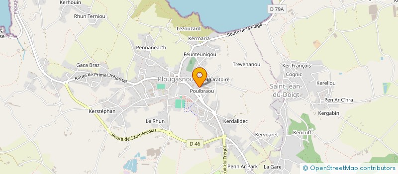 localisation de l'entreprise MADAME ALEXANDRA GILLES  PLOUGASNOU