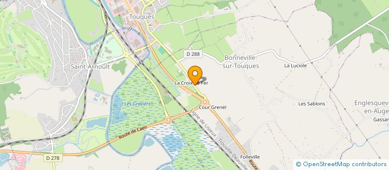 localisation de l'entreprise MADAME ALEXANDRA GINEVA  BONNEVILLE-SUR-TOUQUES