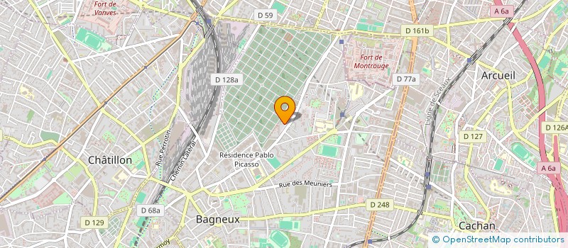 localisation de l'entreprise MADAME ALEXANDRA GIRAUD à BAGNEUX