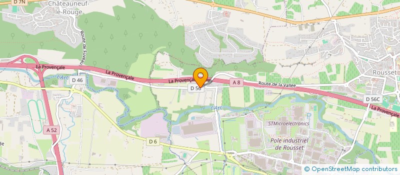 localisation de l'entreprise MADAME ALEXANDRA GIUSTI  ROUSSET