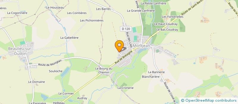 localisation de l'entreprise MADAME ALEXANDRA GLATIGNY  MONTJEAN