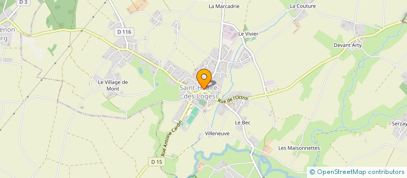 localisation de l'entreprise MADAME ALEXANDRA GODET  SAINT-HILAIRE-DES-LOGES