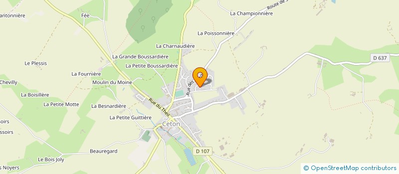 localisation de l'entreprise MADAME ALEXANDRA GONCALVES à CETON