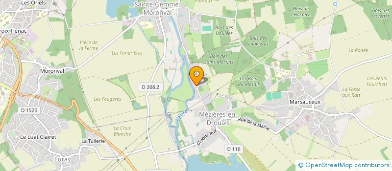 localisation de l'entreprise MADAME ALEXANDRA GORGAN  MEZIERES-EN-DROUAIS