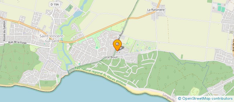 localisation de l'entreprise MADAME ALEXANDRA GOUEZILLOUX  LONGEVILLE-SUR-MER