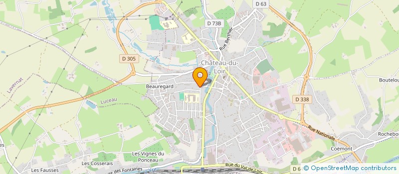 localisation de l'entreprise MADAME ALEXANDRA GOURDEAU à MONTVAL-SUR-LOIR