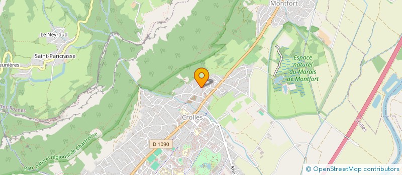 localisation de l'entreprise MADAME ALEXANDRA GOUTARD  CROLLES