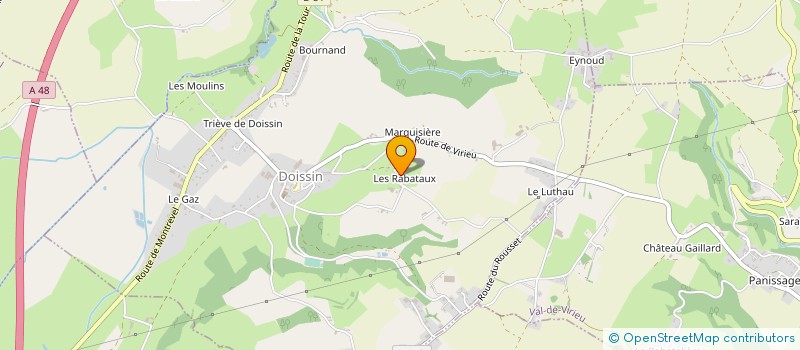 localisation de l'entreprise MADAME ALEXANDRA GRABIT  DOISSIN