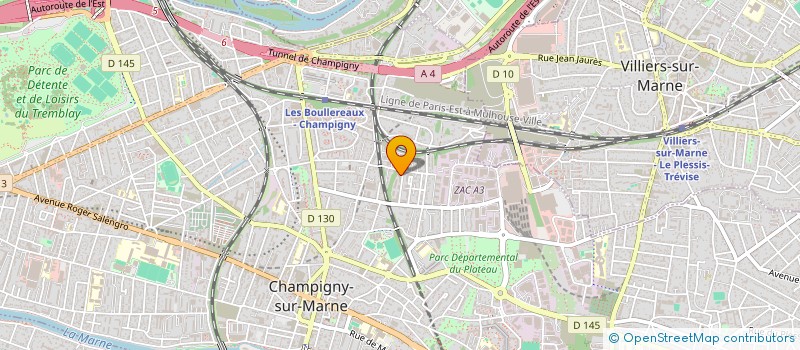 localisation de l'entreprise MADAME ALEXANDRA GRADEL à CHAMPIGNY-SUR-MARNE