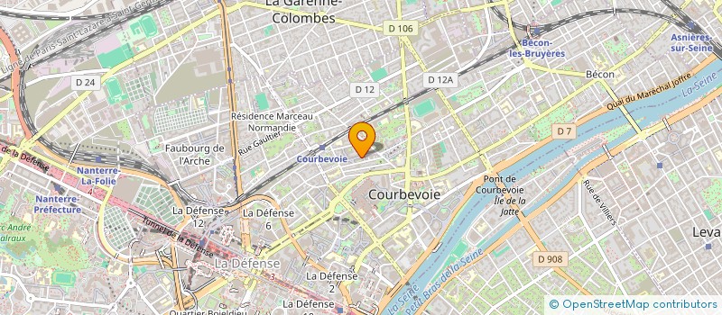 localisation de l'entreprise MADAME ALEXANDRA GREGOIRE à COURBEVOIE