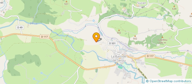 localisation de l'entreprise MADAME ALEXANDRA GROENEWEGEN à LA BASTIDE-DE-SEROU