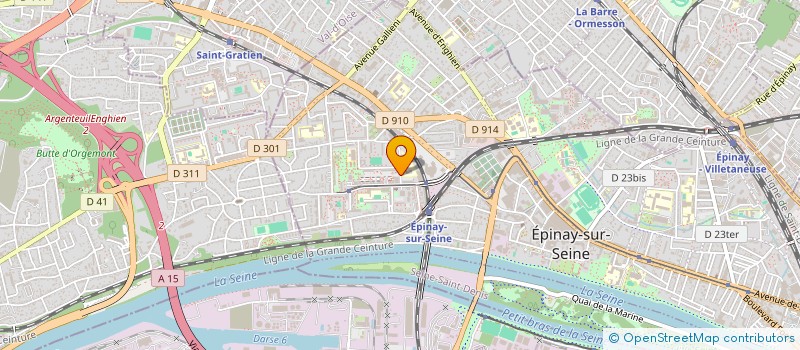 localisation de l'entreprise MADAME ALEXANDRA GRUNBERG  EPINAY-SUR-SEINE