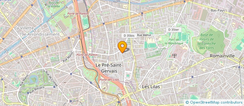 localisation de l'entreprise MADAME ALEXANDRA GUERIN  VILLEMOMBLE