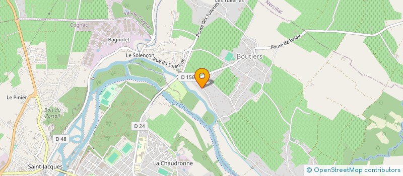 localisation de l'entreprise MADAME ALEXANDRA GUERIN à BOUTIERS-SAINT-TROJAN