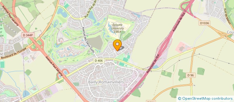 localisation de l'entreprise MADAME ALEXANDRA GUICHARD  BAILLY-ROMAINVILLIERS