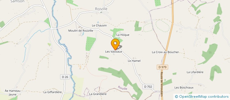 localisation de l'entreprise MADAME ALEXANDRA GUIHEUX à ROIVILLE