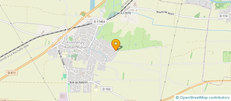 localisation de l'entreprise MADAME ALEXANDRA GUILBAULT  FRONTENAY-ROHAN-ROHAN