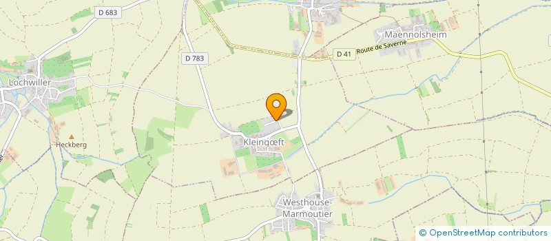 localisation de l'entreprise MADAME ALEXANDRA GUILLEMIN  KLEINGFT