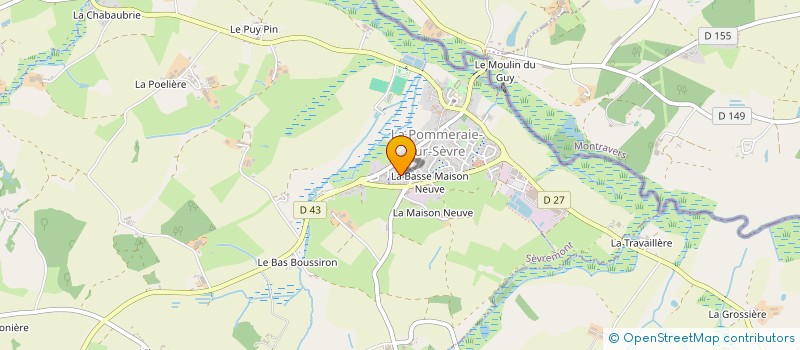 localisation de l'entreprise MADAME ALEXANDRA GUILLET  SEVREMONT