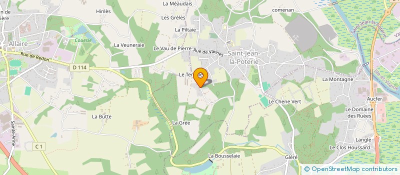 localisation de l'entreprise MADAME ALEXANDRA GUITTON  SAINT-JEAN-LA-POTERIE