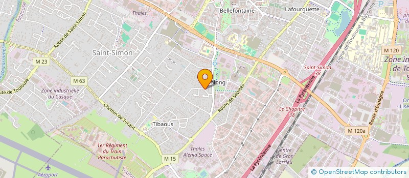 localisation de l'entreprise MADAME ALEXANDRA HADJADJ  TOULOUSE