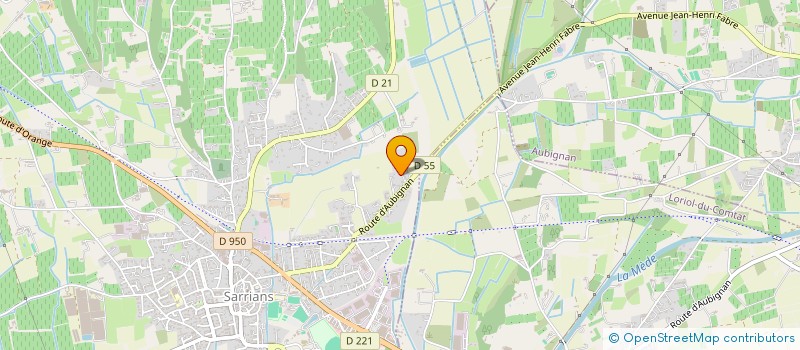 localisation de l'entreprise MADAME ALEXANDRA HAMAN  SARRIANS