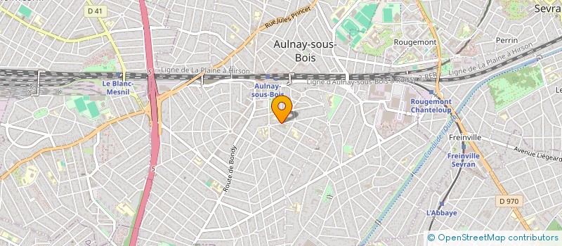 localisation de l'entreprise MADAME ALEXANDRA HARDY à AULNAY-SOUS-BOIS