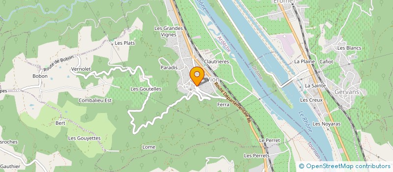 localisation de l'entreprise MADAME ALEXANDRA HAUTE  VION