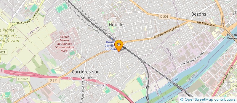 localisation de l'entreprise MADAME ALEXANDRA HENOCQUE  CARRIERES-SUR-SEINE