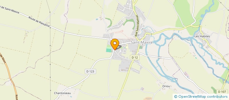 localisation de l'entreprise MADAME ALEXANDRA HENTRY  SAINT-MAXIRE