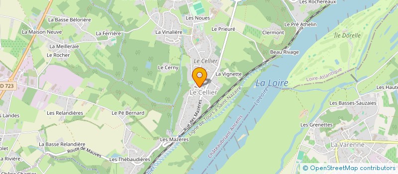 localisation de l'entreprise MADAME ALEXANDRA HENZE  CELLIER (LE)