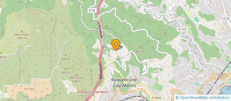localisation de l'entreprise MADAME ALEXANDRA HERNANDEZ à ROQUEBRUNE-CAP-MARTIN