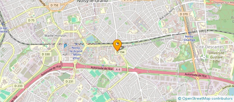 localisation de l'entreprise MADAME ALEXANDRA HIBON  NOISY-LE-GRAND