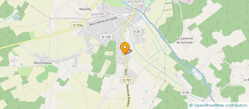 localisation de l'entreprise MADAME ALEXANDRA HIVER  LENCLOITRE