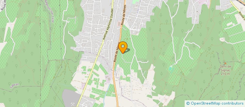 localisation de l'entreprise MADAME ALEXANDRA HOCMARD  BAGNOLS-SUR-CEZE