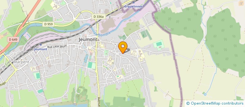 localisation de l'entreprise MADAME ALEXANDRA HOCQUET à JEUMONT